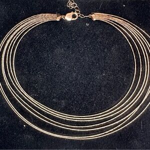 18KGP Rose Gold Embraced Necklace